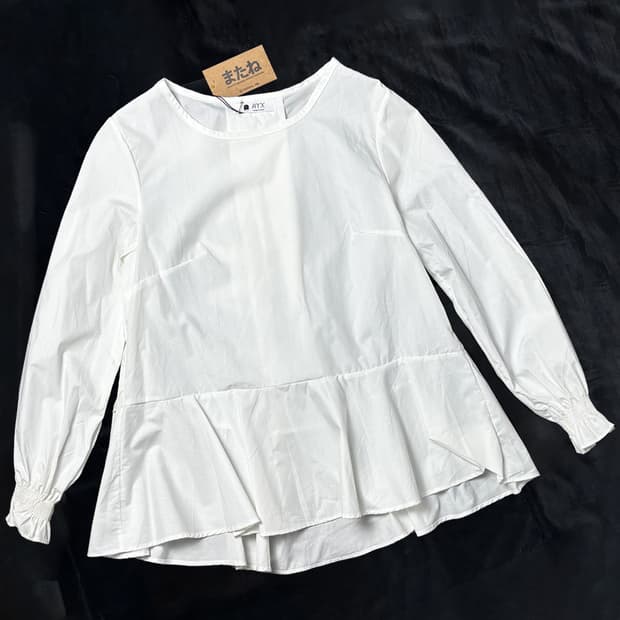일본빈티지 화이트 블라우스