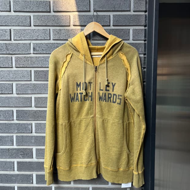 HERITAGE STONE 헤리티지스톤 데미지 후드집업