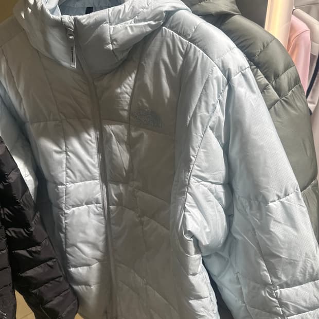 새상품[M]노스페이스 화이트라벨 웨이브 lt 온볼 자켓 라이트블루