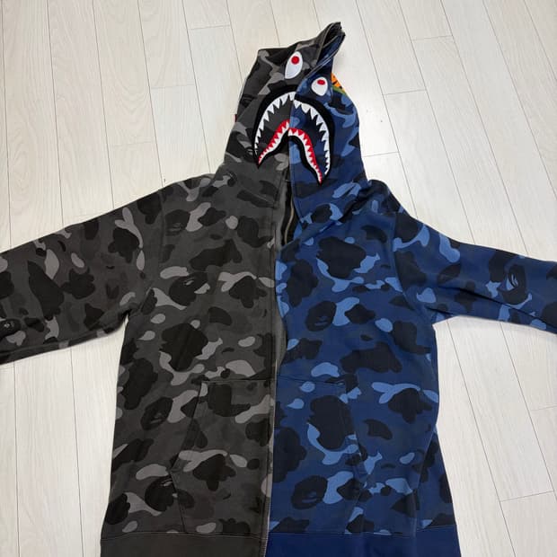 베이프 샤크후드 아수라 청흑 2xl