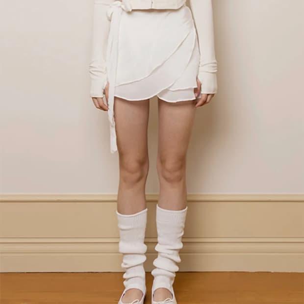 낫유어로즈 케이트 랩 스커트