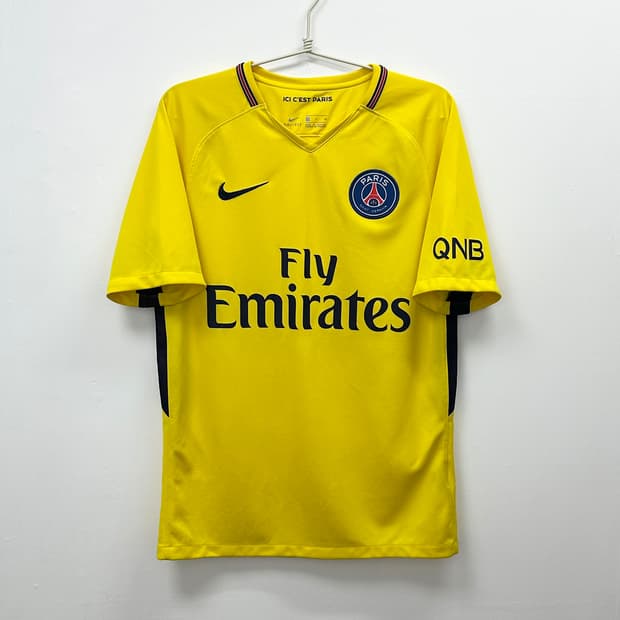 나이키 파리생제르망 17-18 어웨이 노마킹 유니폼 S