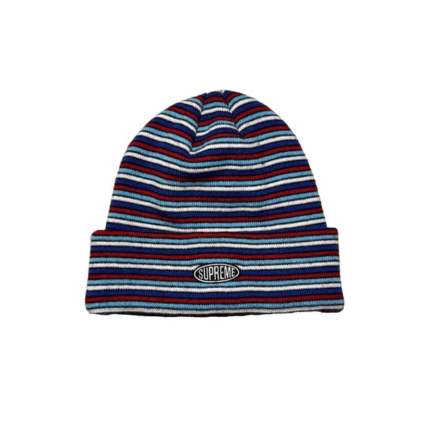 슈프림 멀티 스트라이프 비니