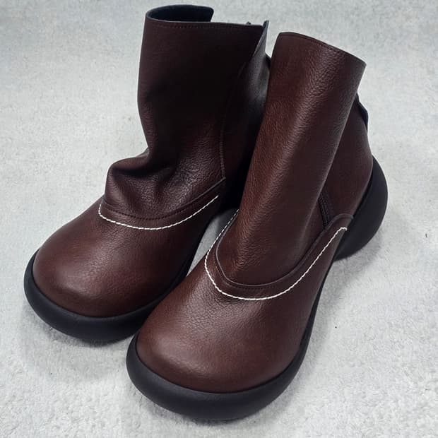 리겟타 카누 부츠 에그힐 플랫 사이드 새상품