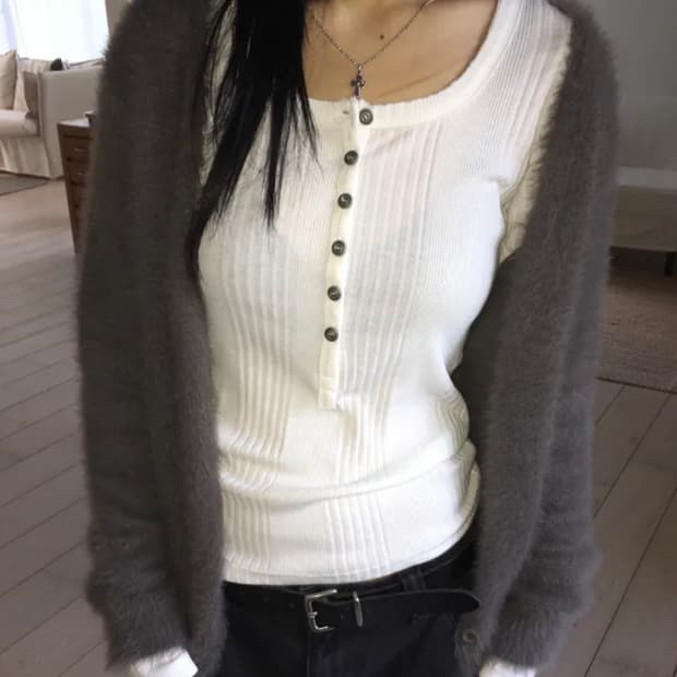 이즈이즈 Fru’fur 가디건