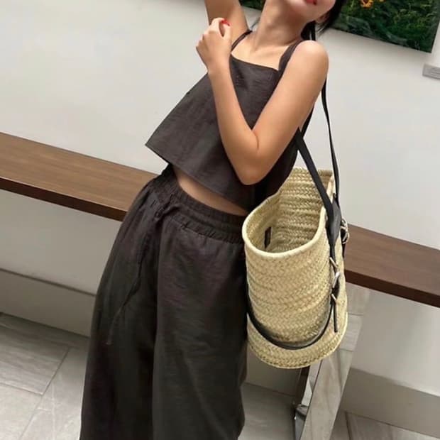 일리고 나시 바지 세트 (새상품)