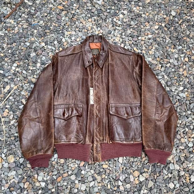40s USAAF A-2 Flight Jacket (38)