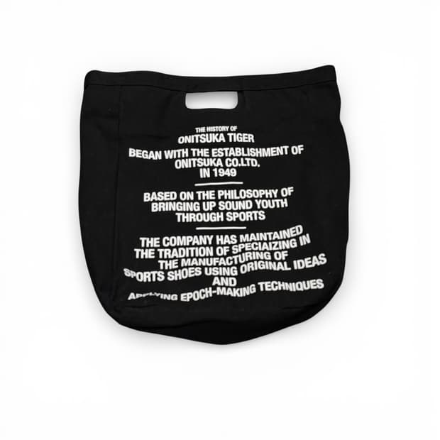 OS 오니츠카타이거 X 안드레아 폼필리오 블랙 스팰아웃 핸드백