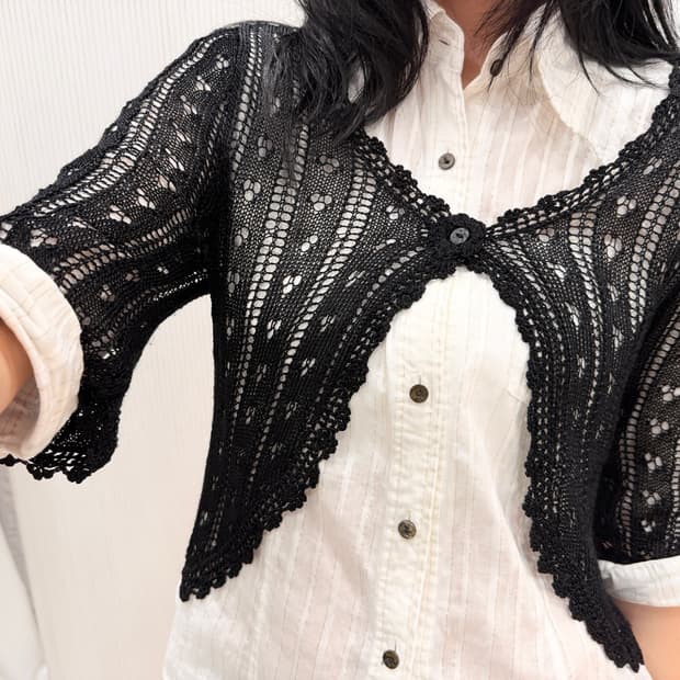 shadow bloom cardigan