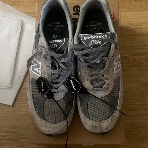 뉴발란스 991 그레이 (280, MADE IN ENGLAND)