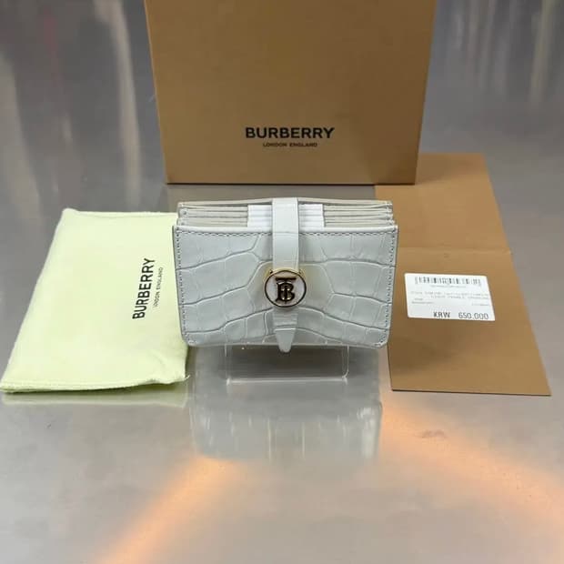 버버리 TB 아코디언 카드지갑