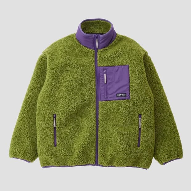 Gramicci 플리스 자켓 XL 그린