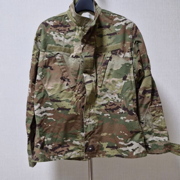 미군밀리터리 카모 ocp 군복 상의 야상 자켓 large regular