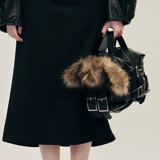 시몬로샤 25fw 폭스 퍼 동전지갑/키링