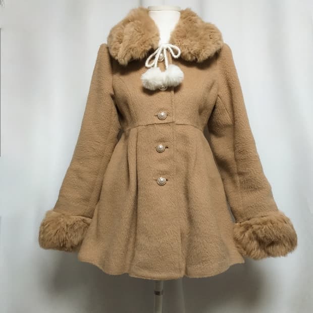 빈티지 코트 라떼로맨틱히메갸루 달천 대장 핀터깔 캐캐체 플레어자켓 모리걸