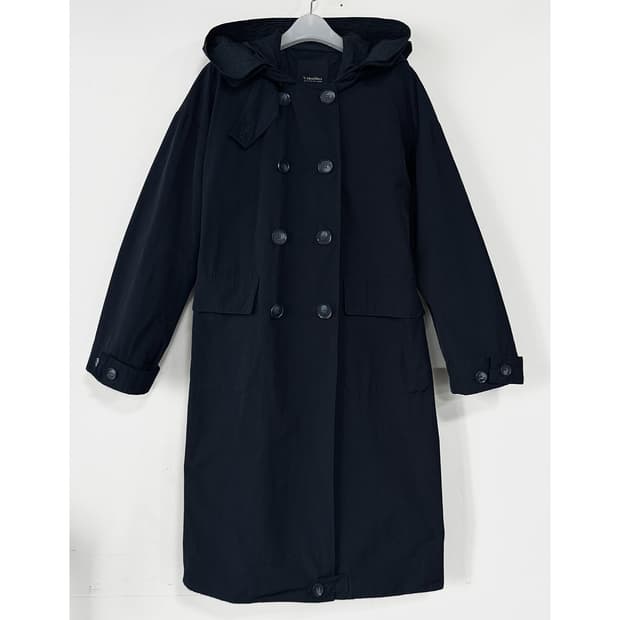 막스마라 벨티드 후드 트렌치 코트