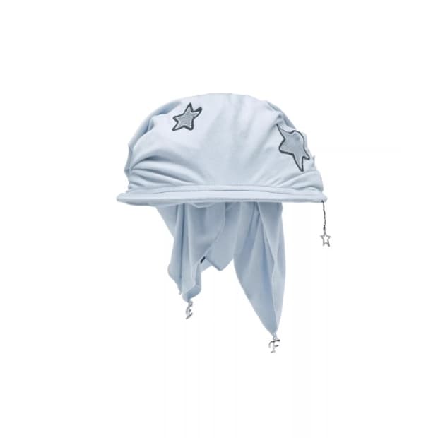 star&charms bandana cap (sky blue)