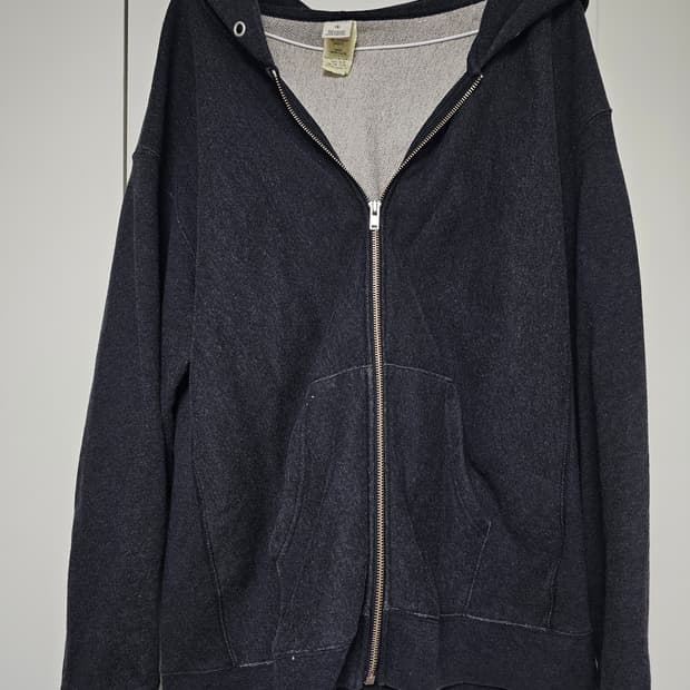 카키스 헤더 후드집업 L