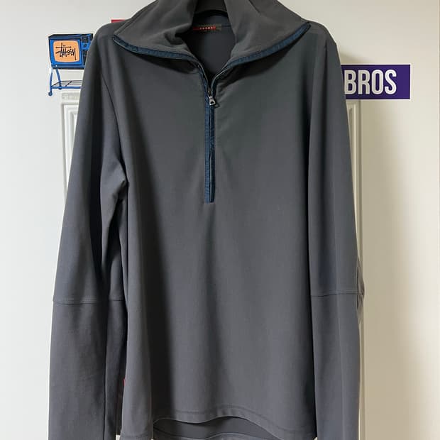 [XL] 프라다 스포츠 반집업 플리스