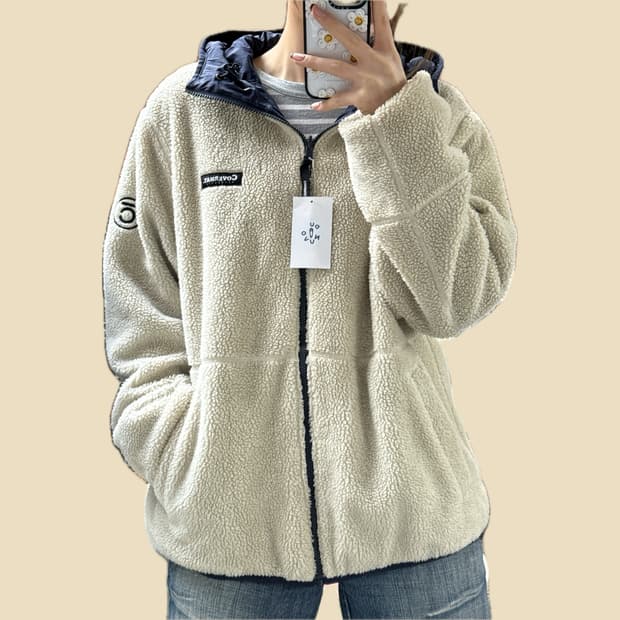 커버낫 리버시블 플리스 자켓