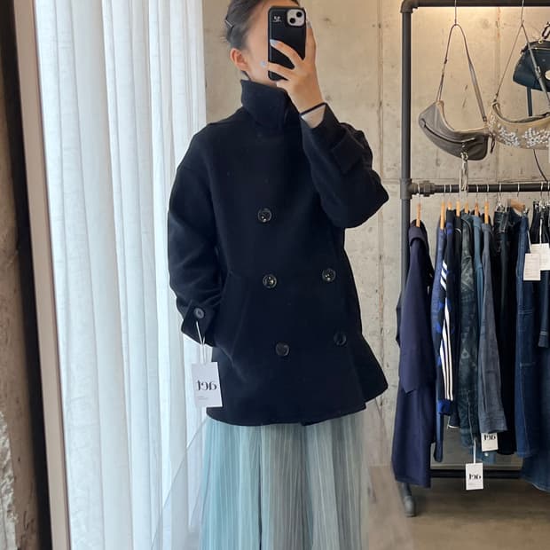 ZUCCA 피코트 네이비