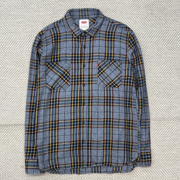 리바이스 플란넬 체크 셔츠 r2740