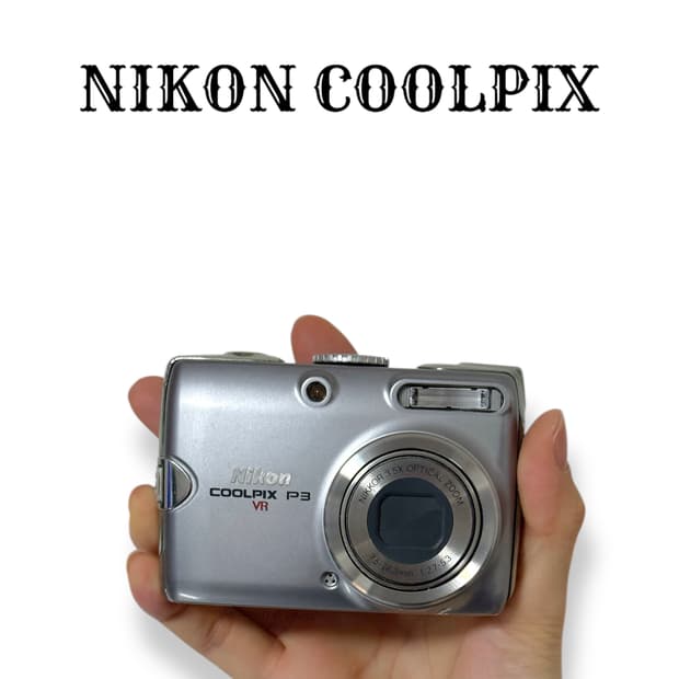 니콘 쿨픽스P3(coolpix p3) 빈티지 디지털 카메라 디카