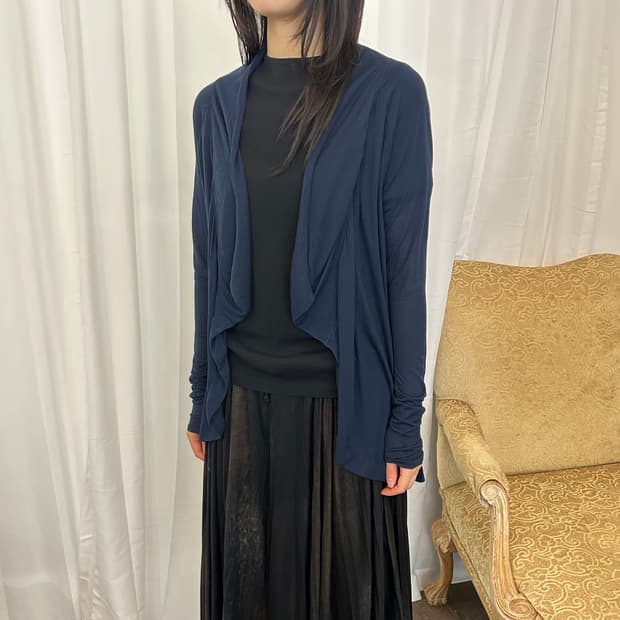 헬무트 랭 드레이프 가디건