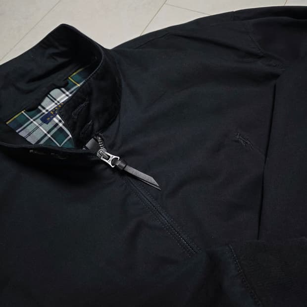 폴로 랄프로렌 블랙 자켓 L사이즈 블루종 바라쿠다 바이스윙 트윌 해링턴