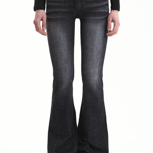 시너진 CAT WASHING DENIM PANTS BLACK