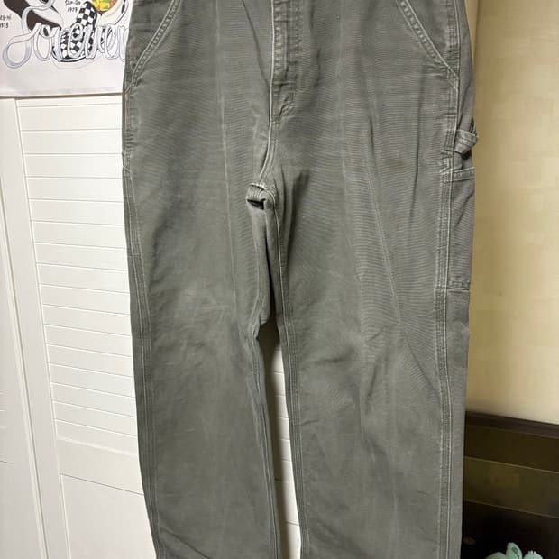 칼하트 B11 MOS(모스 그린) 워크팬츠 덩가리핏 36/30