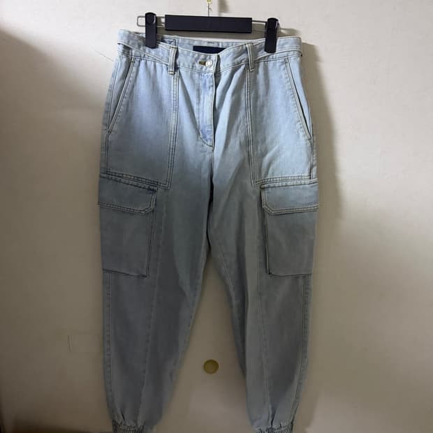 준지 남성 데님 조거 카고 팬츠 40 (남성 31-32정도)