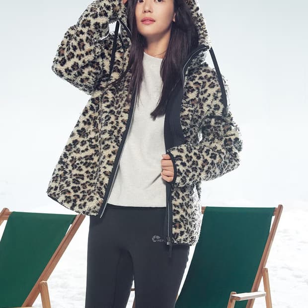 네파 레오파드 후리스 100 size