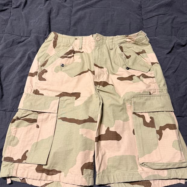 스투시 카모 립스탑 팬츠