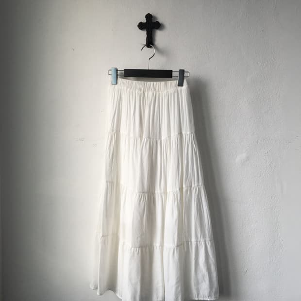 White long skirt
