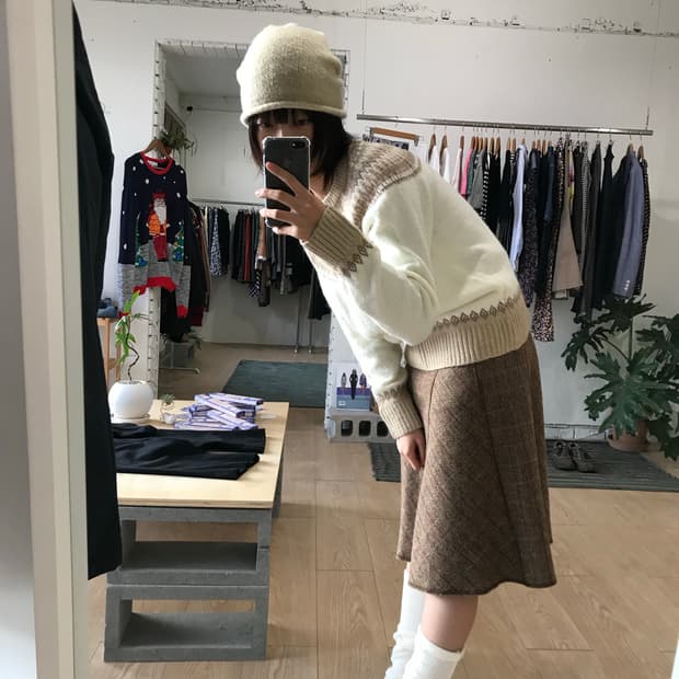 vintage nordic knit 
