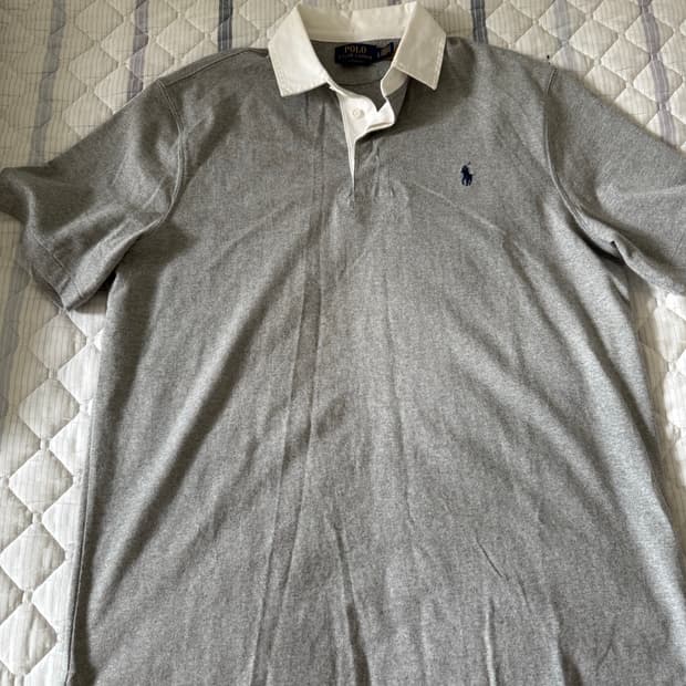 폴로 랄프로렌 반팔 럭비티 L 큐알정품