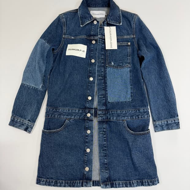 캘빈클라인 데님 원피스
