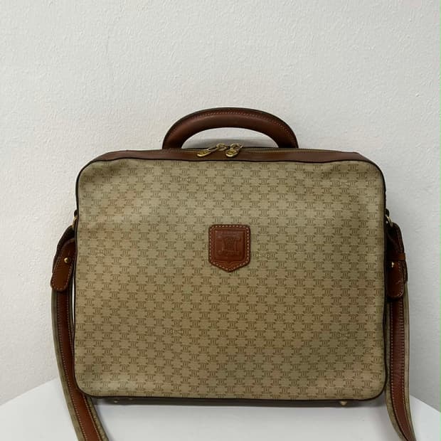 셀린느 빈티지 마카담 브리프케이스 토트백 크로스 메신저백