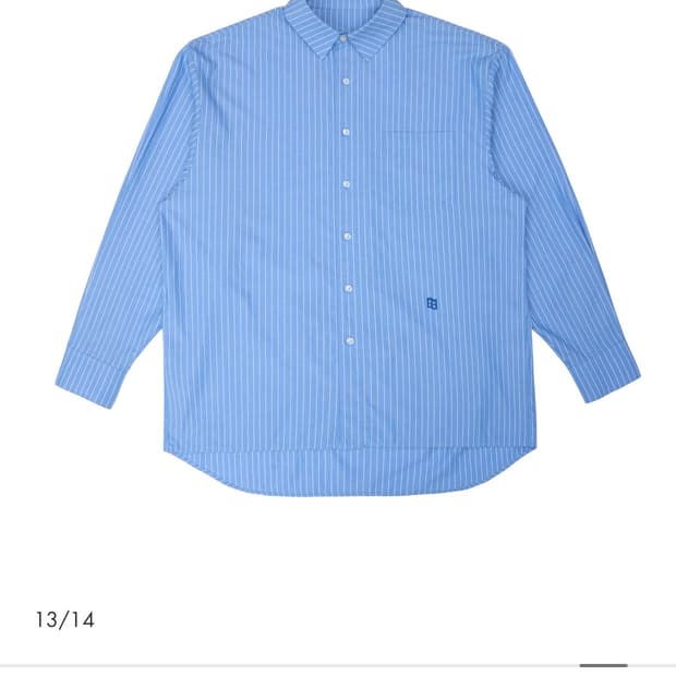 아더에러 시그니피컨트 Tag shirt 01 스트라이프 셔츠 XL