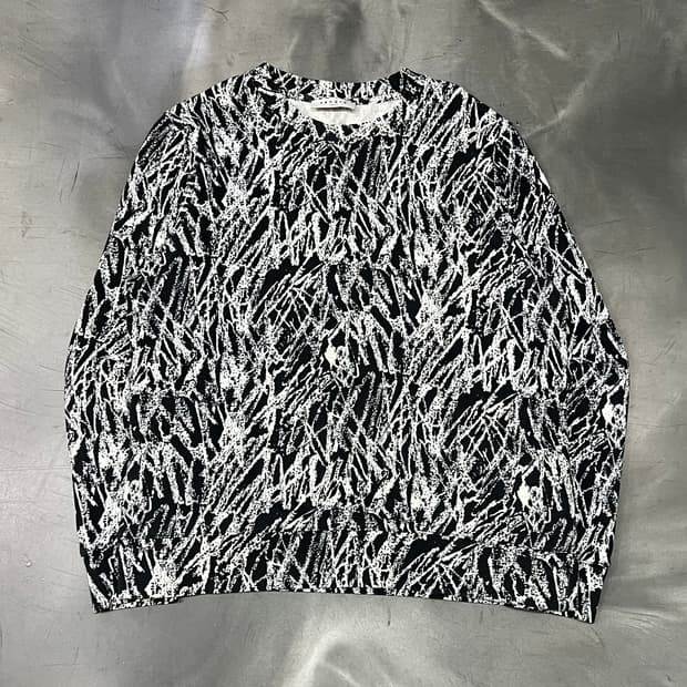  산드로 패턴 맨투맨 y14412