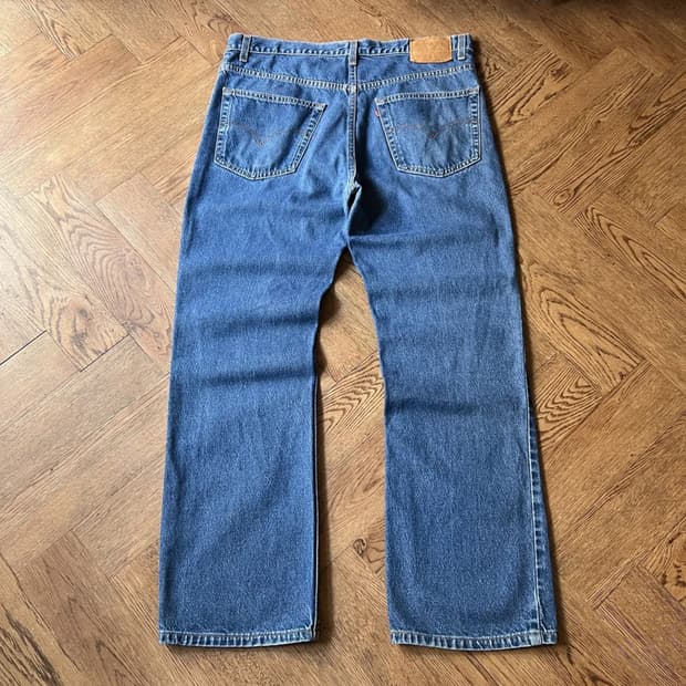 [40]00s 리바이스 517 USA Made 빈티지워싱 플레어진 F25