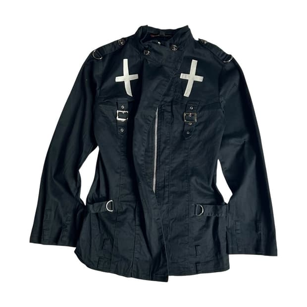 [BODY LINE] 바디라인 고딕 크로스 본디지 자켓