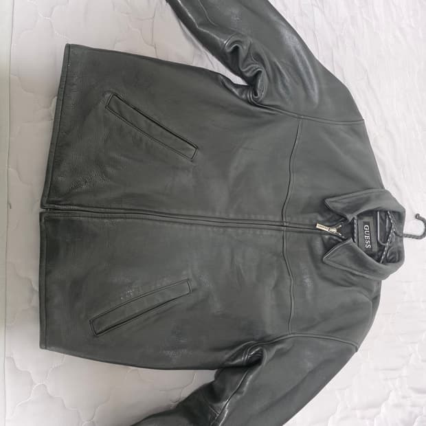 게스90s 가죽자켓