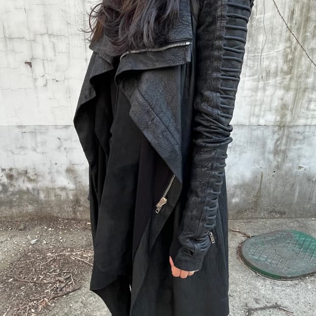 (Archive) Rick Owens Leather Coat