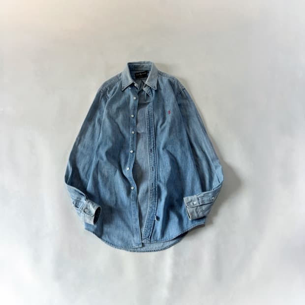 Polo Ralph Lauren 데님 버튼다운 셔츠