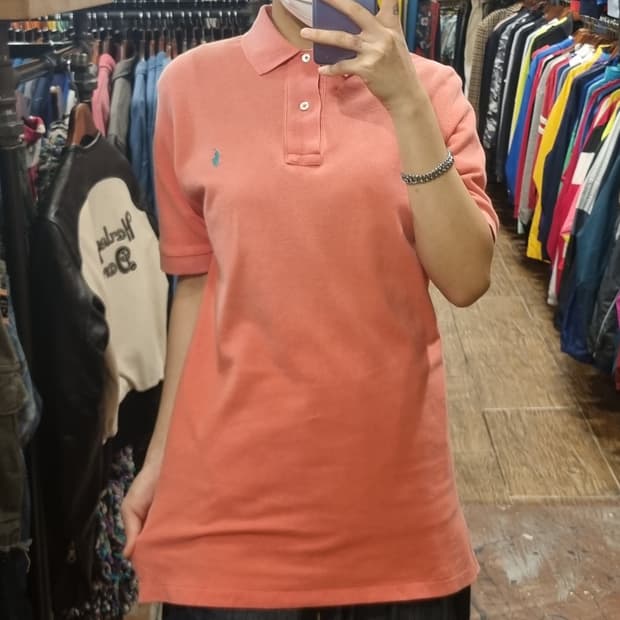 [Hi] 폴로 반팔 카라티 핑크