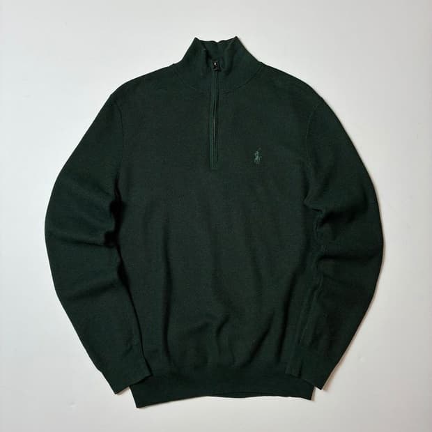 폴로 랄프로렌 피마코튼 하프집 니트 PN8775