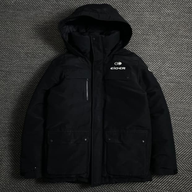 아이더 카라스 2a 덕 다운 패딩 점퍼 블랙o 4350