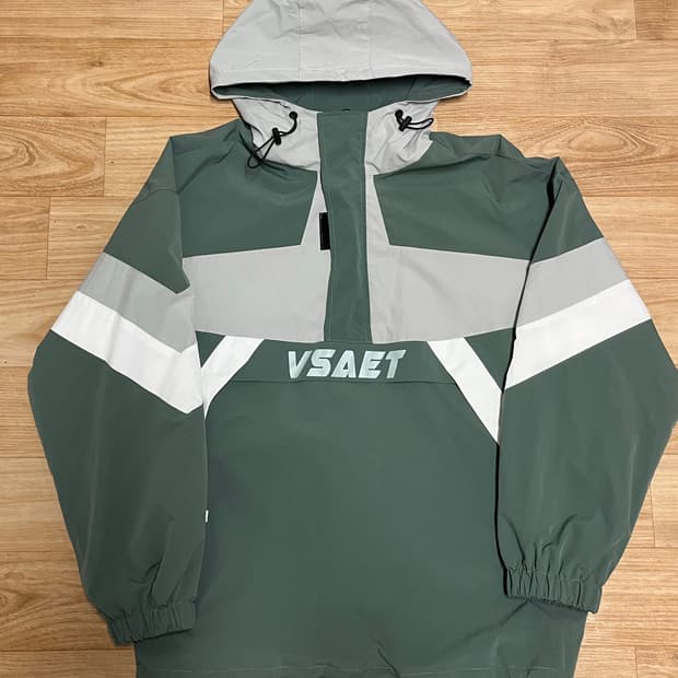 더로우머 배색 후드 아노락 XL